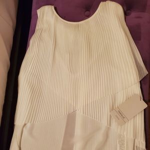Zara white sleeveless top